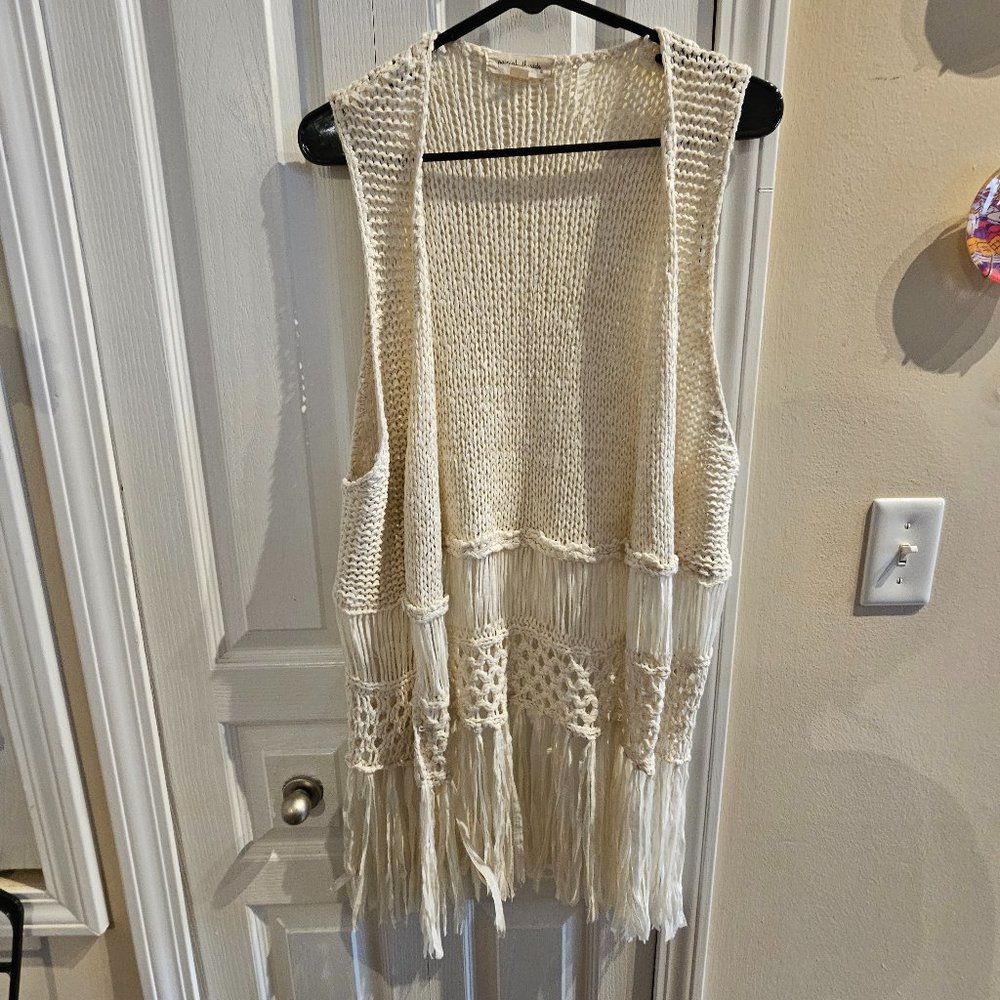 Cute Boho Chic Woven Throw Womens Size L